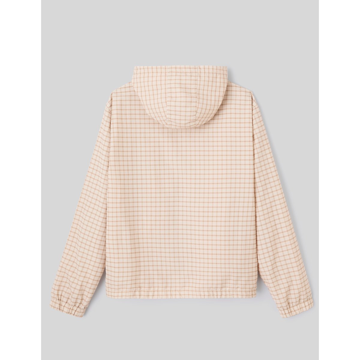 Blouson léger à capuche blanc cassé, BZB