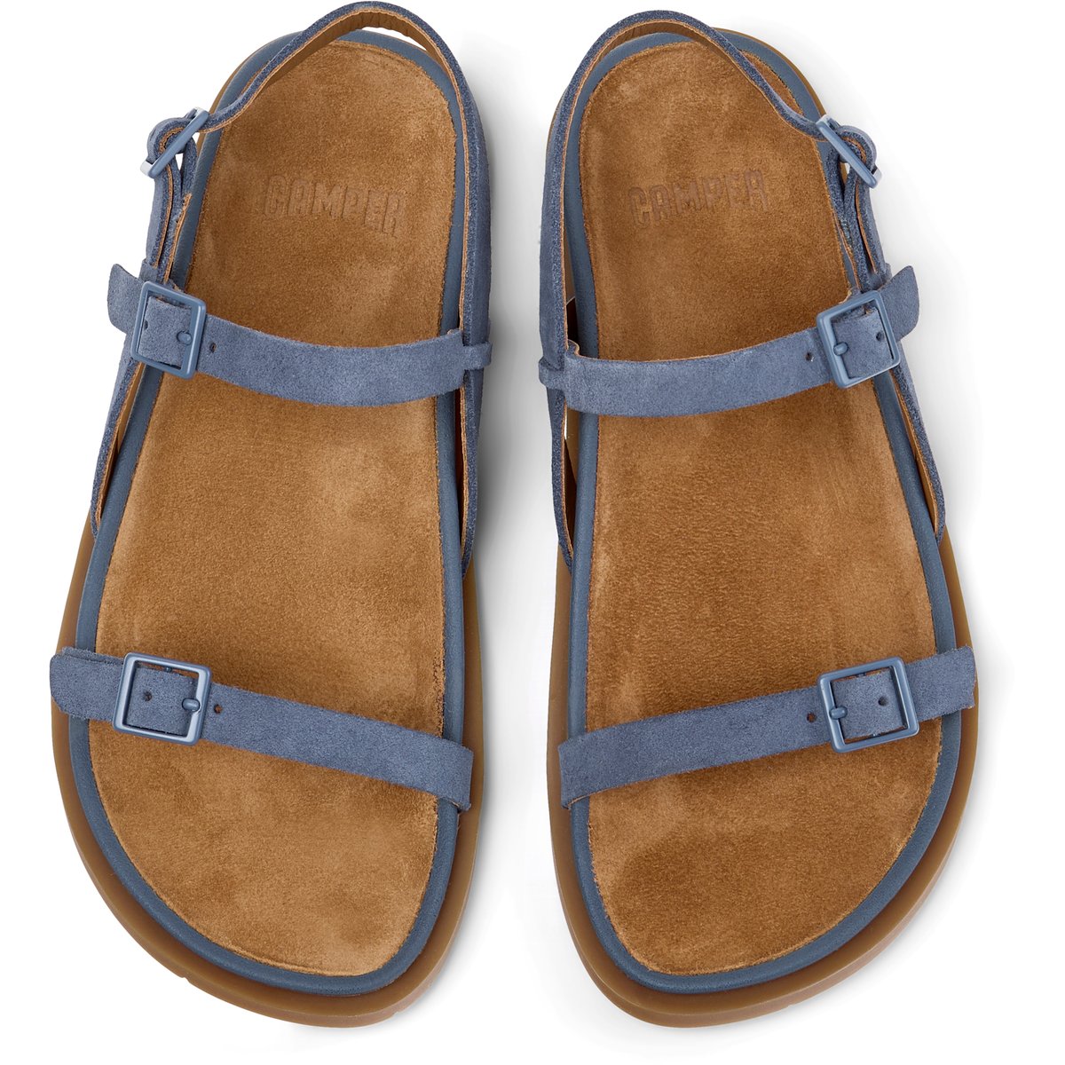 Sandales Cuir LLUC SANDAL bleu pastel, CAMPER