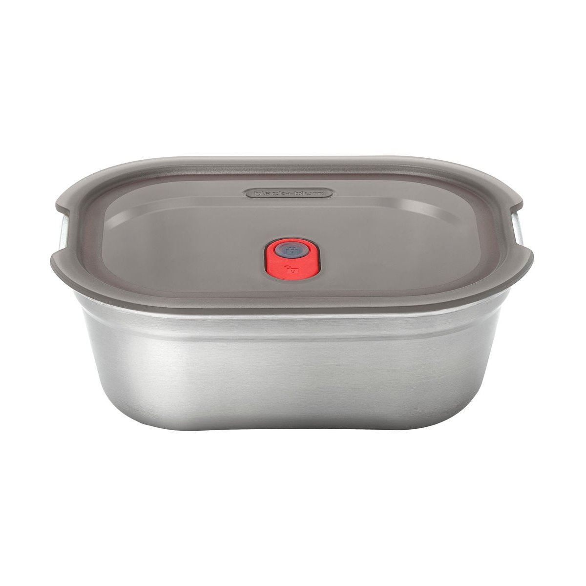 Boite repas 3 en 1 taille l en acier inoxydable micro ondable couleur unique, BLACK + BLUM