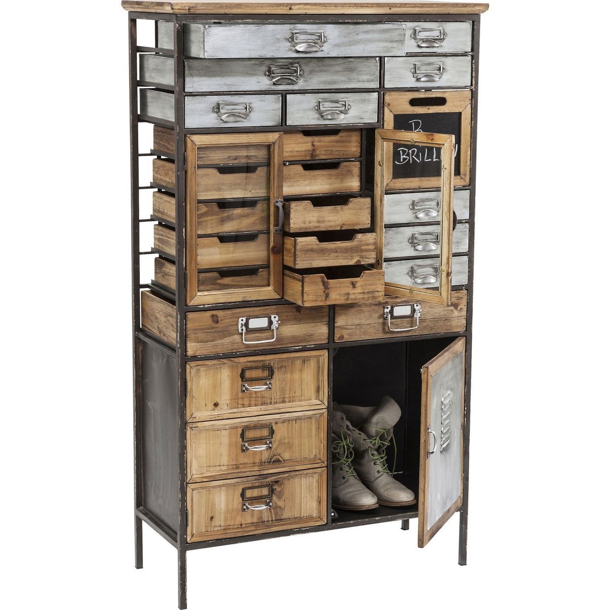 Commode Art Factory noire nature, KARE DESIGN
