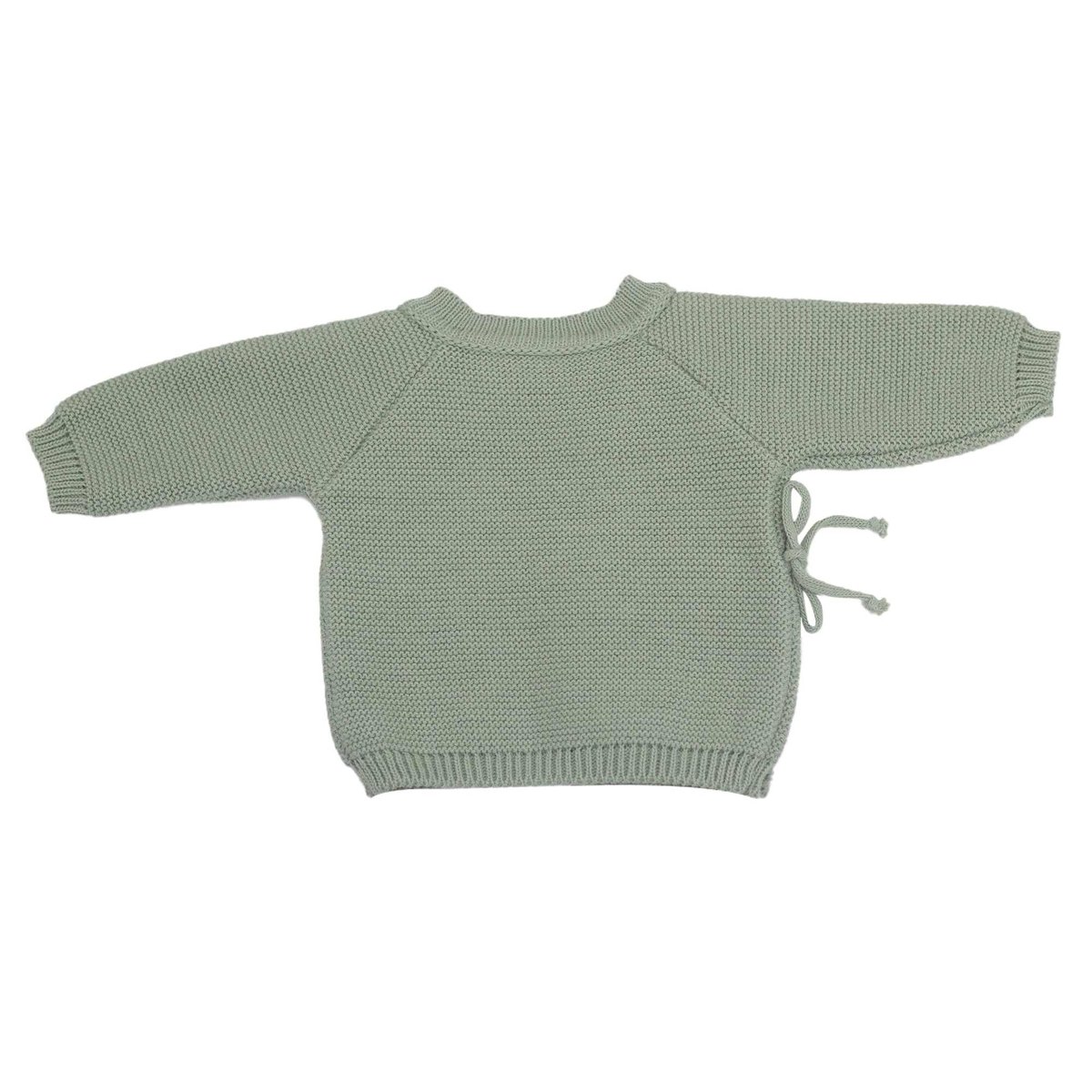 Brassière bébé en maille #a0b5a5, TROIS KILOS SEPT