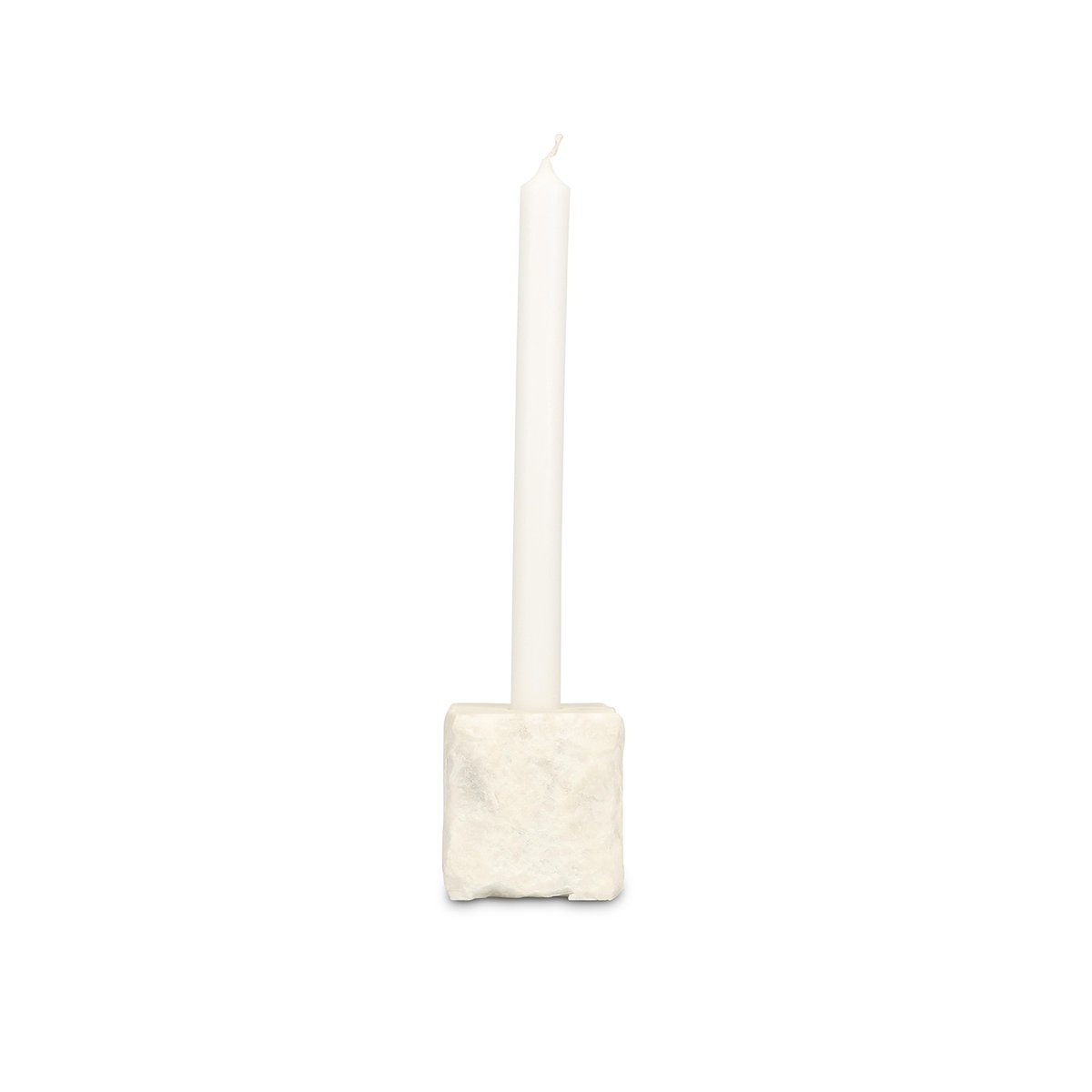 Bougeoir OPUS blanc, SP COLLECTION