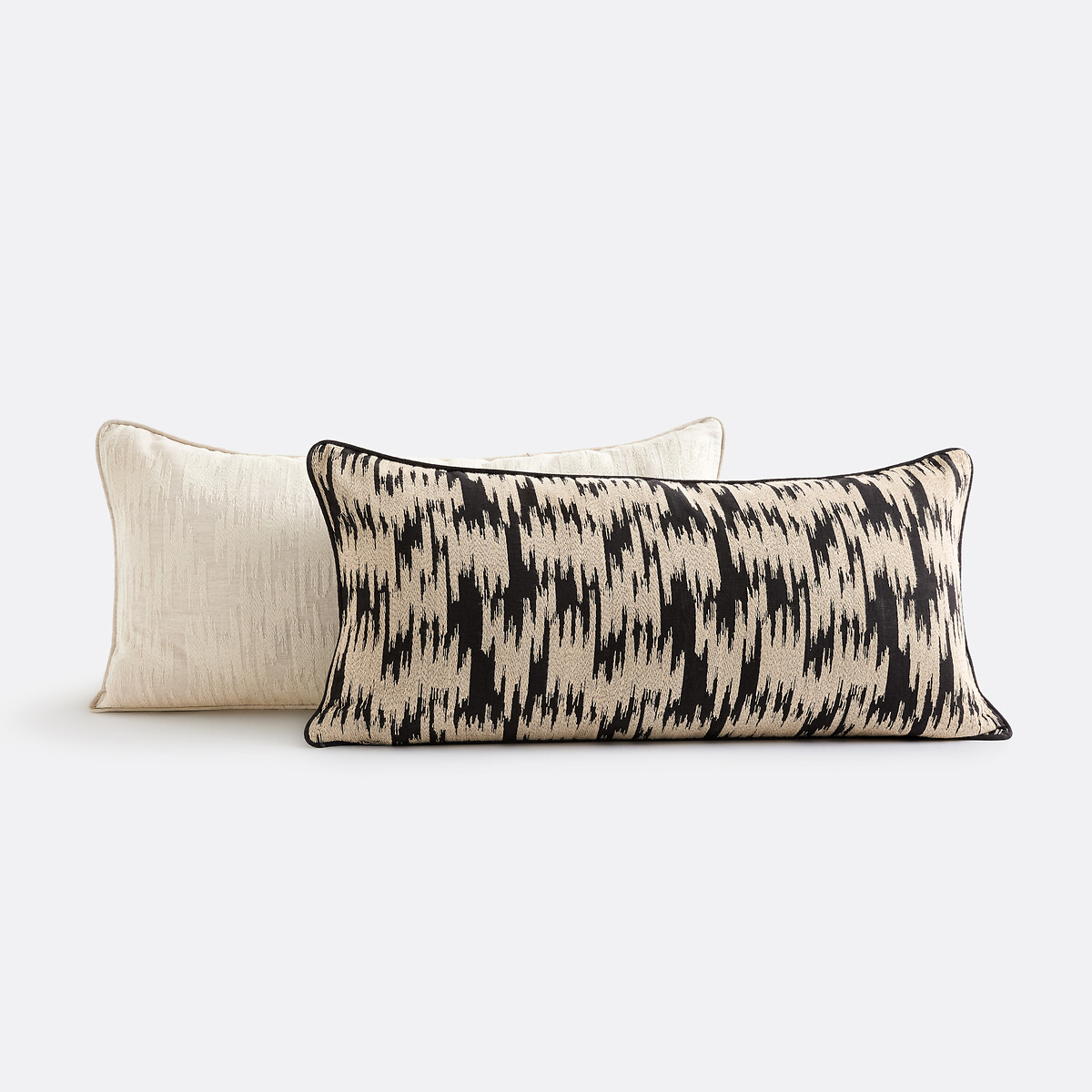 Enyo Embroidered Cotton/Linen Cushion Cover beige/ecru, AM.PM