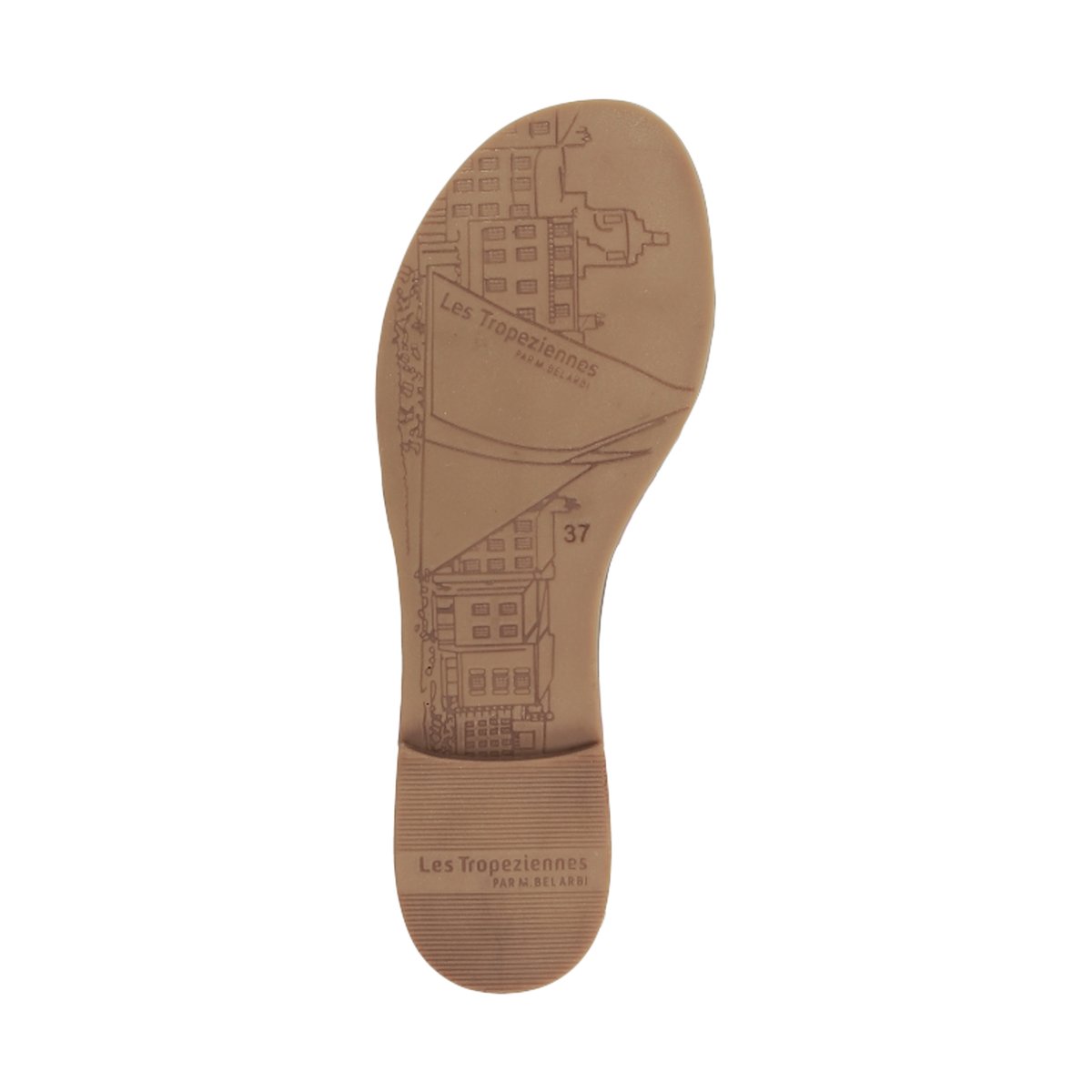 Sandales Cuir Les Tropeziennes Halfonzo marine-metal, LES TROPEZIENNES PAR M.BELARBI
