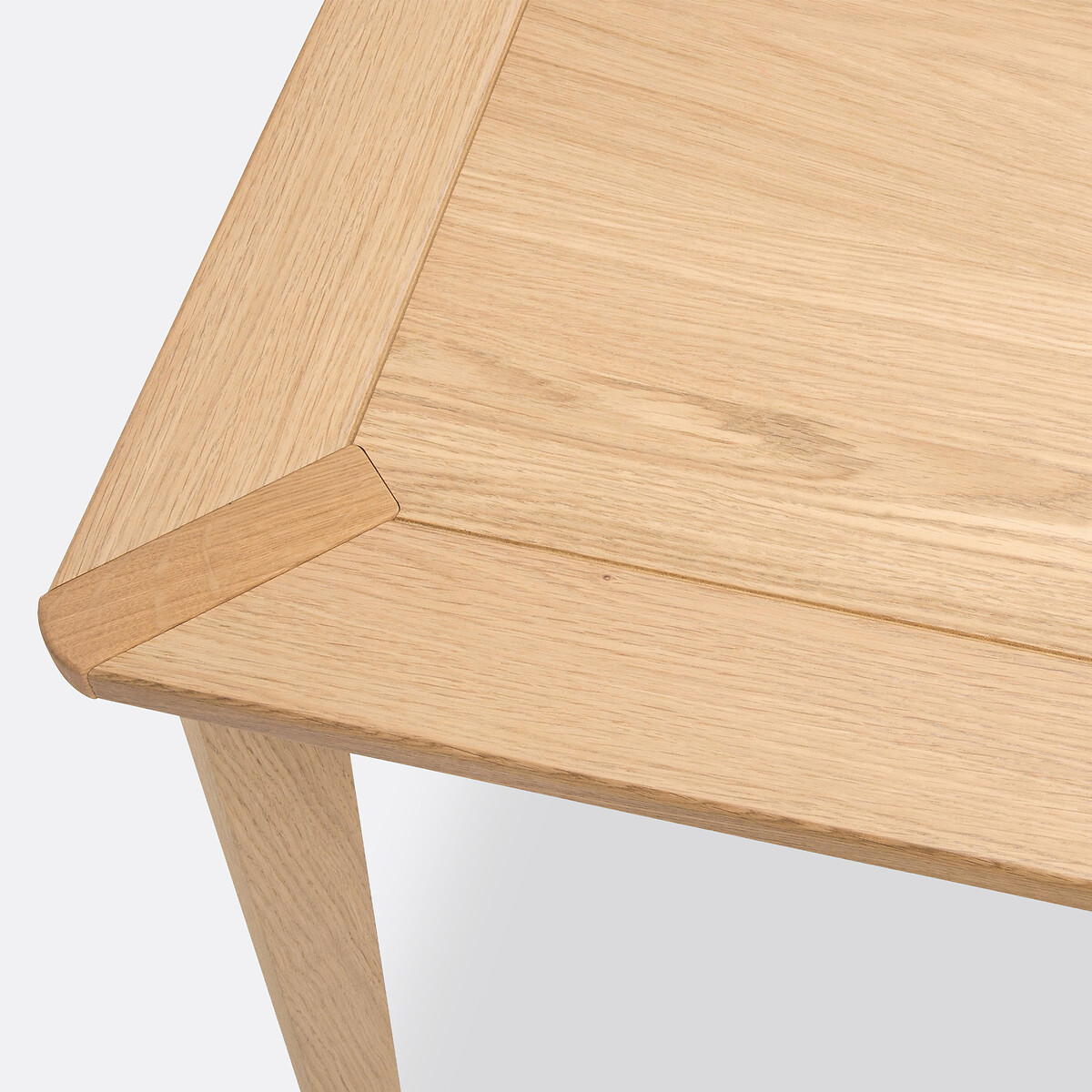 Table à manger, extensible, en plaqué chêne, 6 à 10 couverts, PULLY chêne, LA REDOUTE INTERIEURS