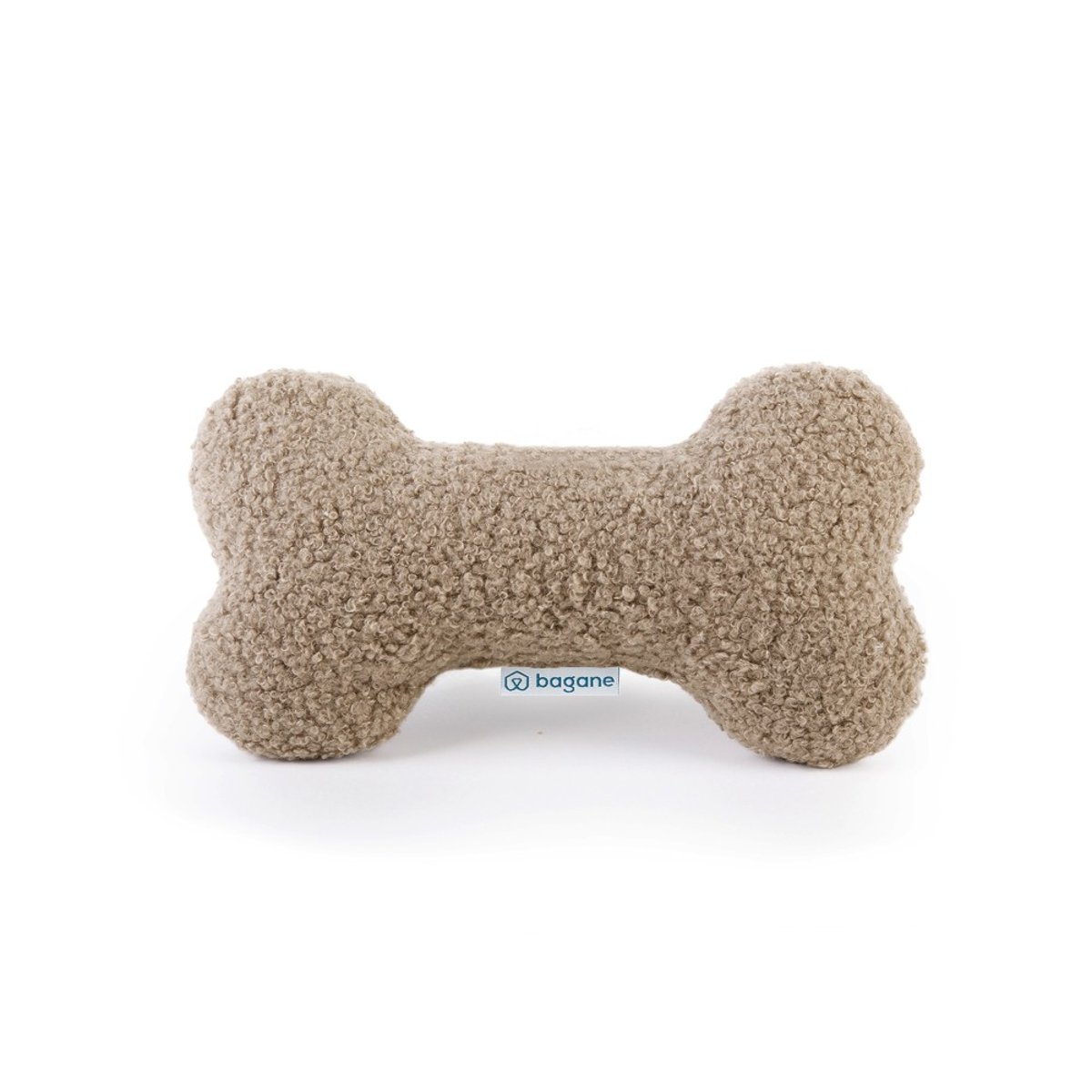 Jouet os en bouclette résistant, TUILERIES beige, BAGANE