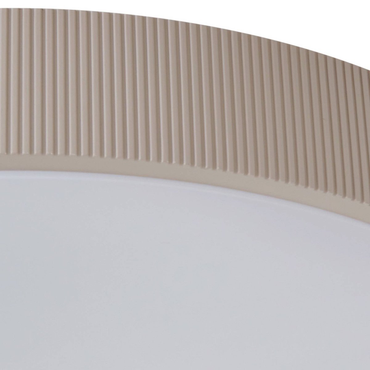 Plafonnier LED, Zylo blanc, taupe, LINDBY