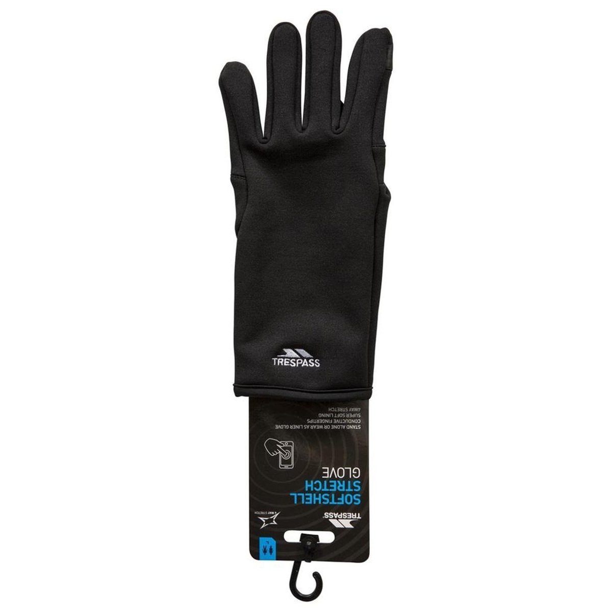 Gants POLINER noir, TRESPASS