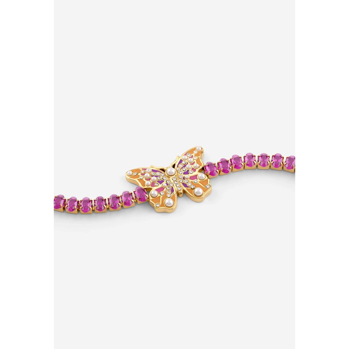 Bracelet Borboleta fuchsia, GUESS