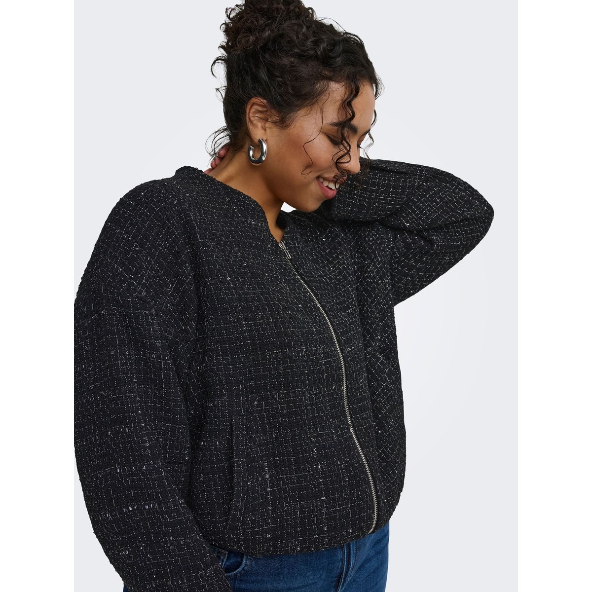 Veste Bomber black, ONLY CARMAKOMA