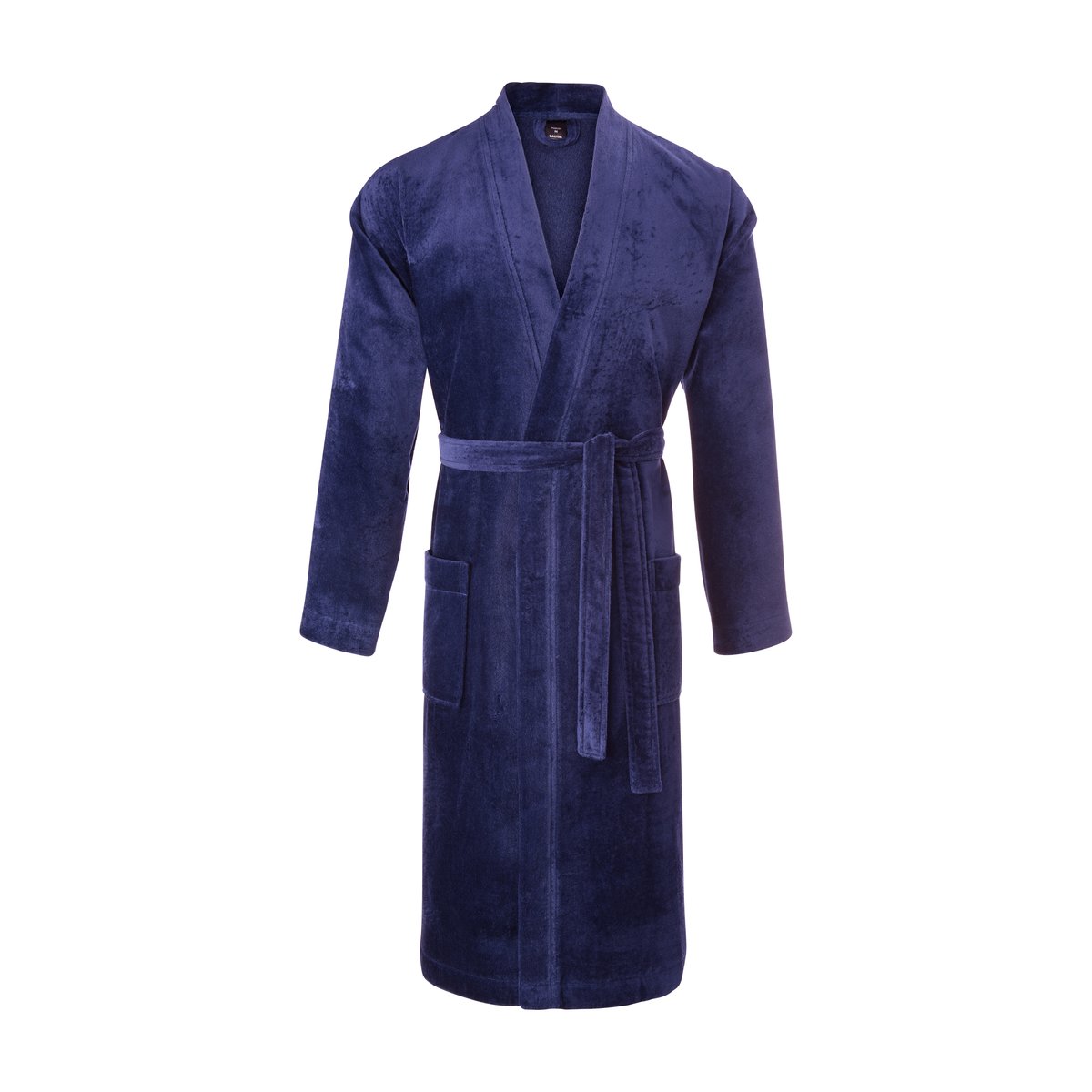 Peignoir manches longues Coton AFTER SHOWER bleu foncé, CALIDA