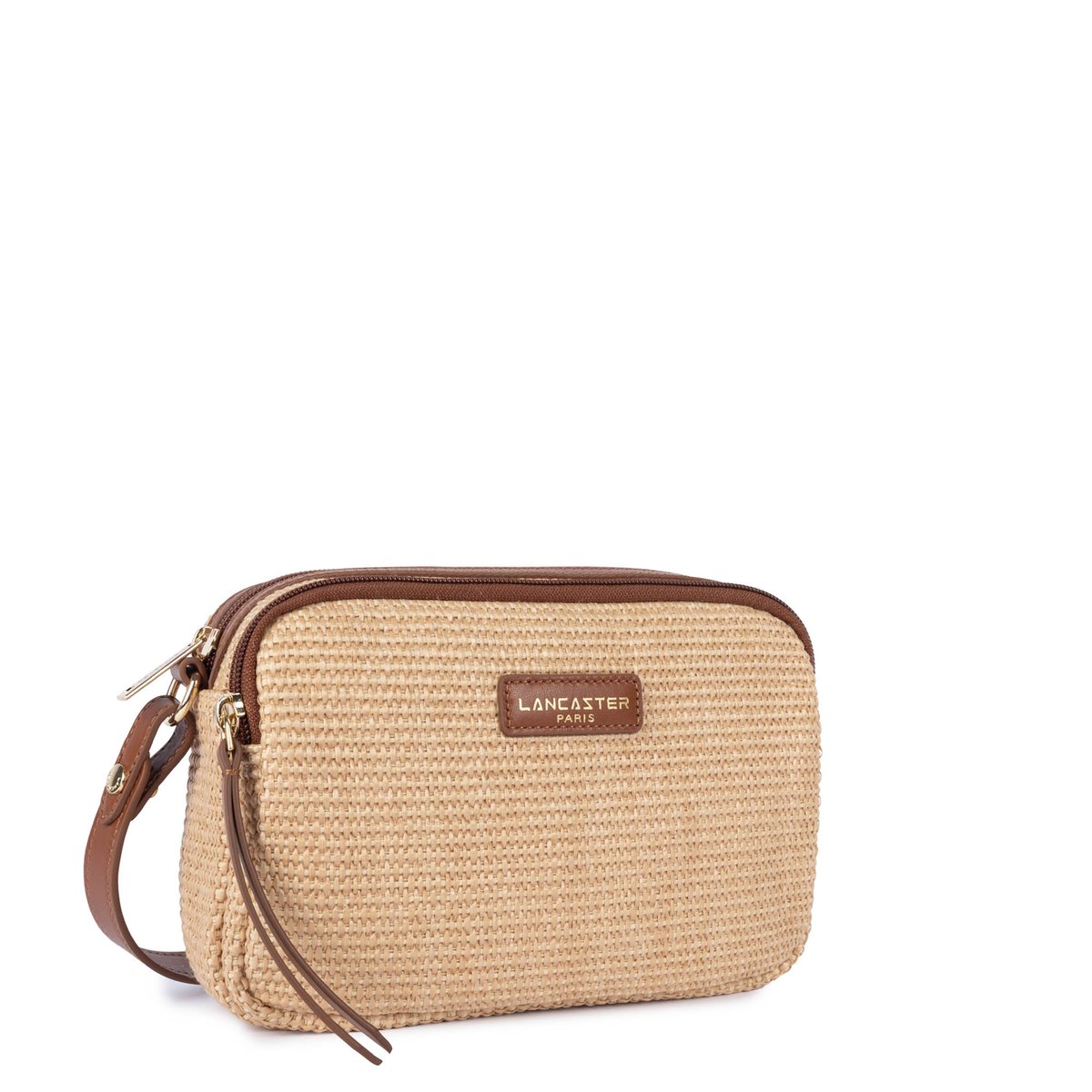 Sac trotteur MINI OSIER cognac, LANCASTER