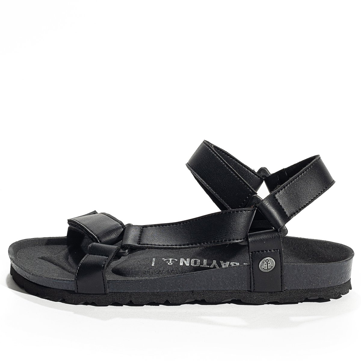 Sandales Vegan RIGONI noir, BAYTON