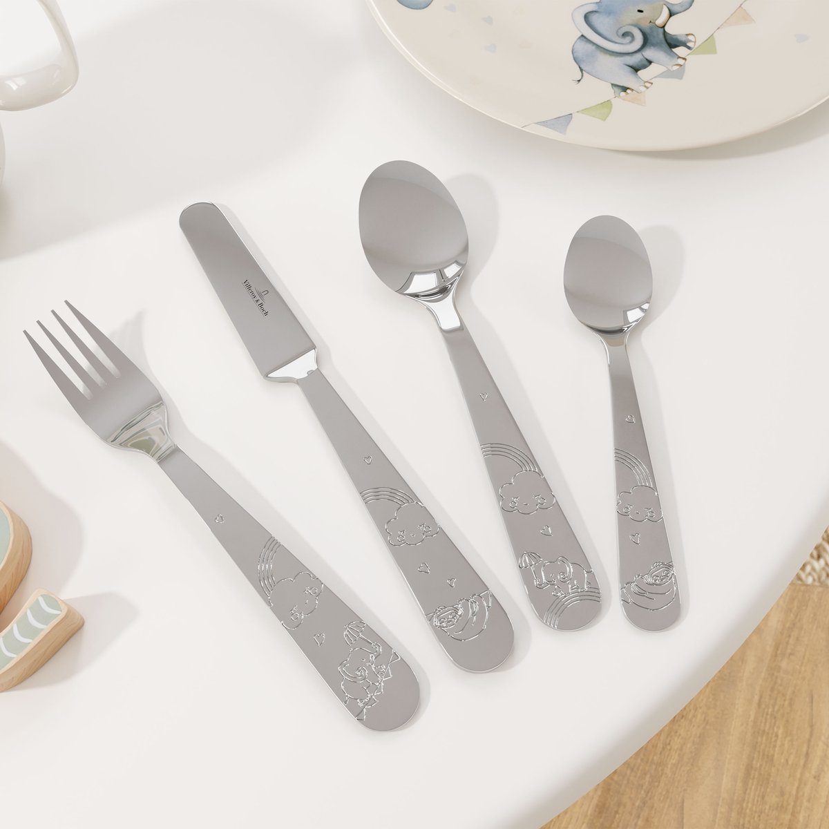 Couverts De Table Pour Enfants, 4 Pièces BOHO KIDS stainless steel, VILLEROY & BOCH