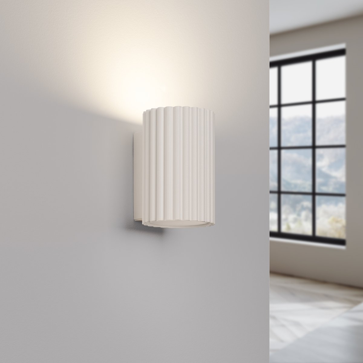 Applique Aluminium Beige GU10 1 Karbon 10 beige, EDEN