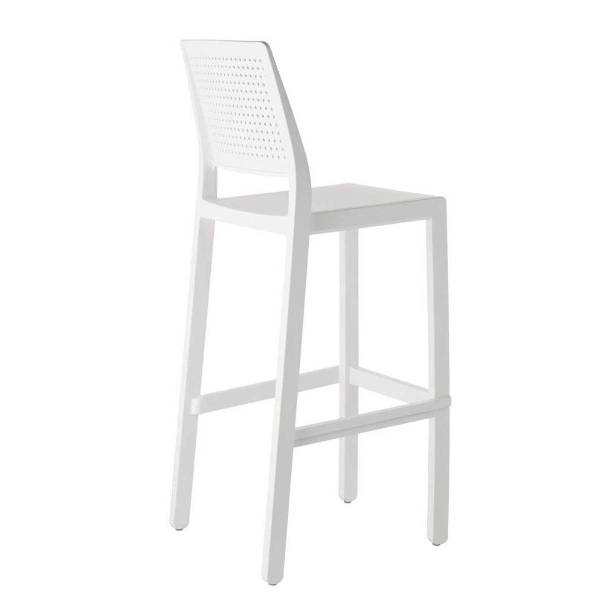 Tabouret design, EMI blanc, SCAB DESIGN