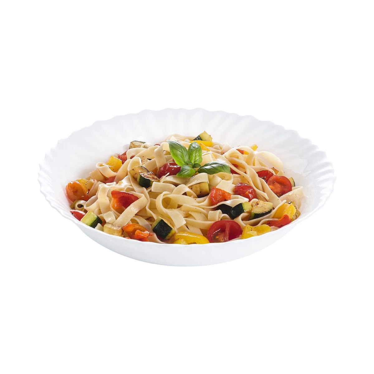 Plat blanc 28cm -FESTON blanc, LUMINARC