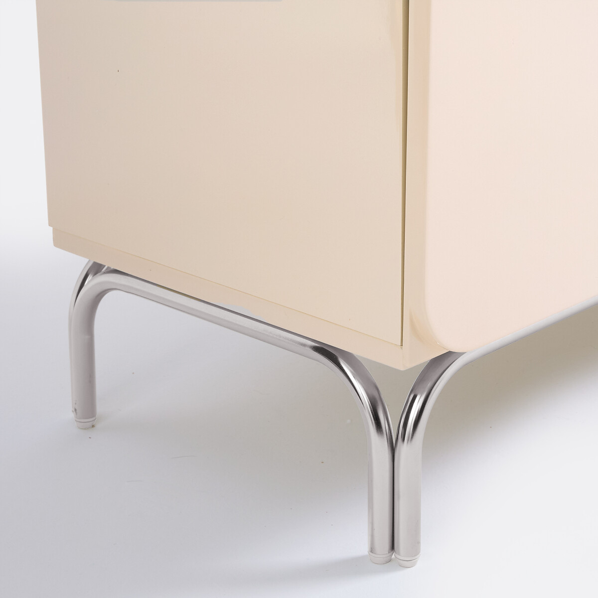 Meuble TV 2 portes 2 tiroirs, 150 cm, NAVEL beige, LA REDOUTE INTERIEURS