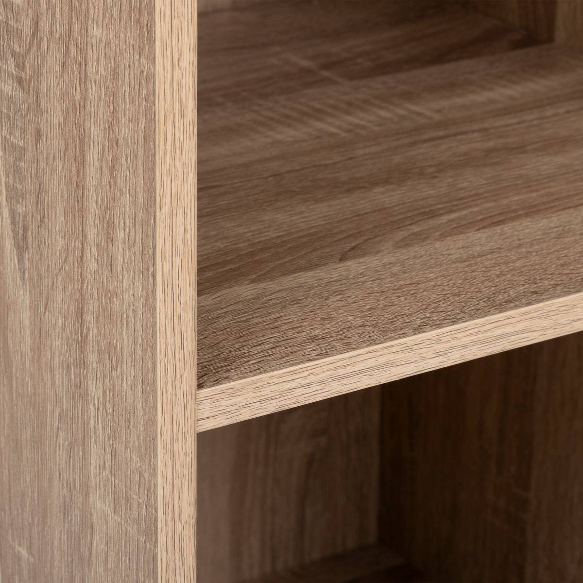 Dressing 2 penderies effet chêne naturel DOLO beige, 5FIVE SIMPLY SMART