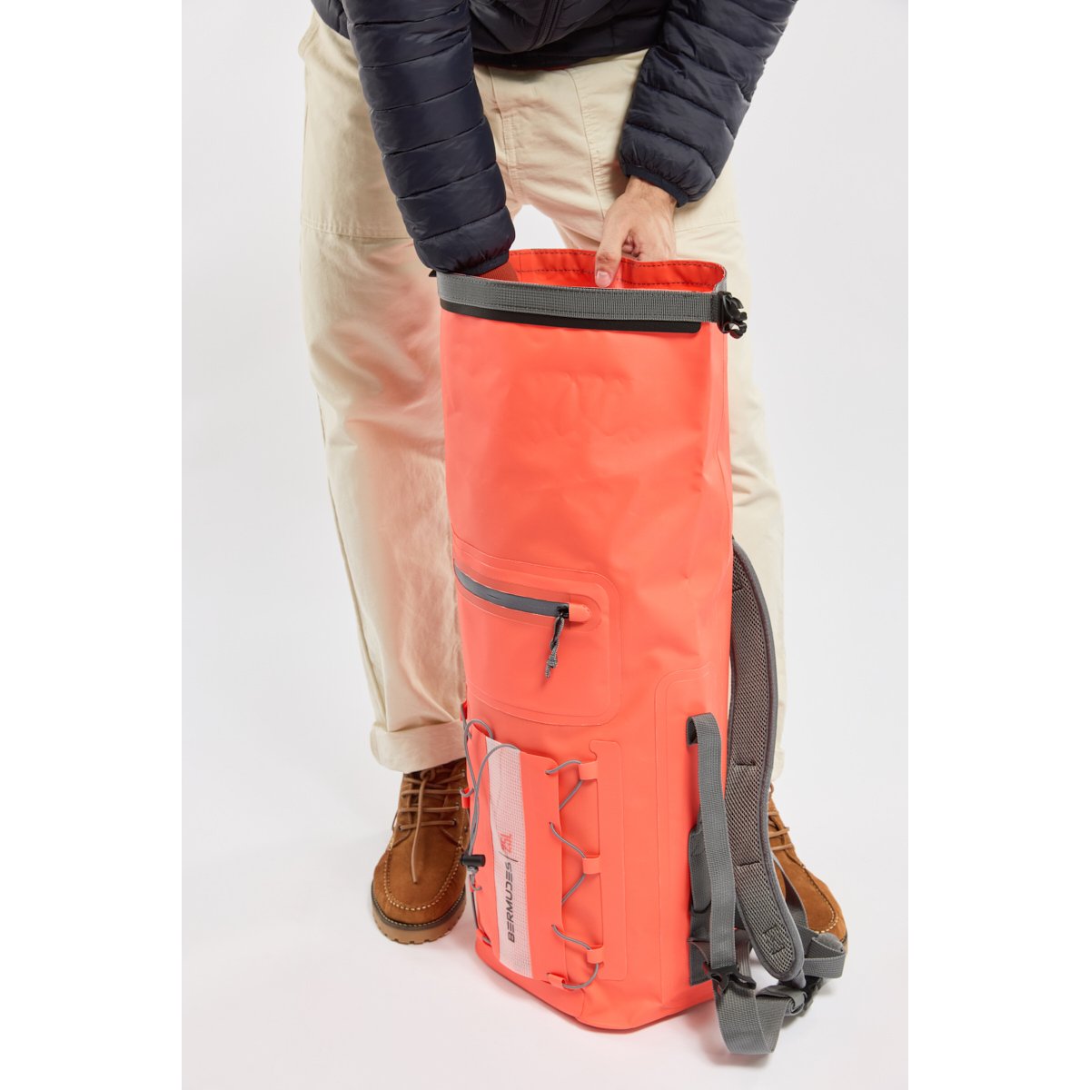 Sac à dos imperméable 25L KERLY orange fluo, BERMUDES
