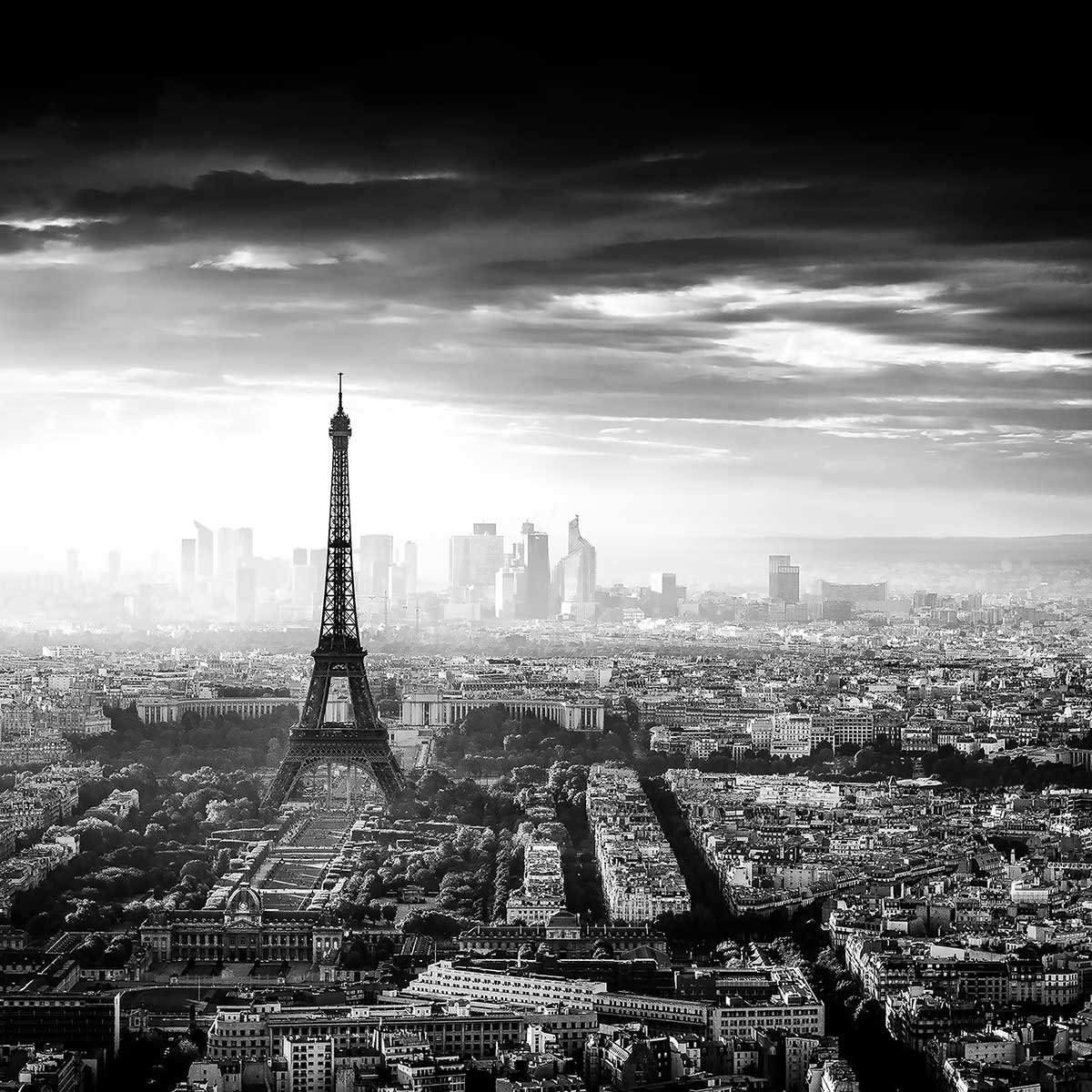 Tableau lumière sur paris tableau alu dibond, HEXOA