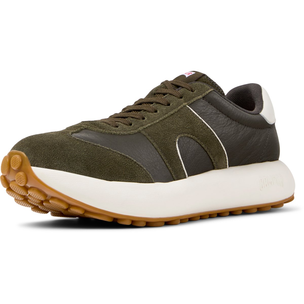 Baskets Pelotas Athens cuir vert foncé, CAMPER