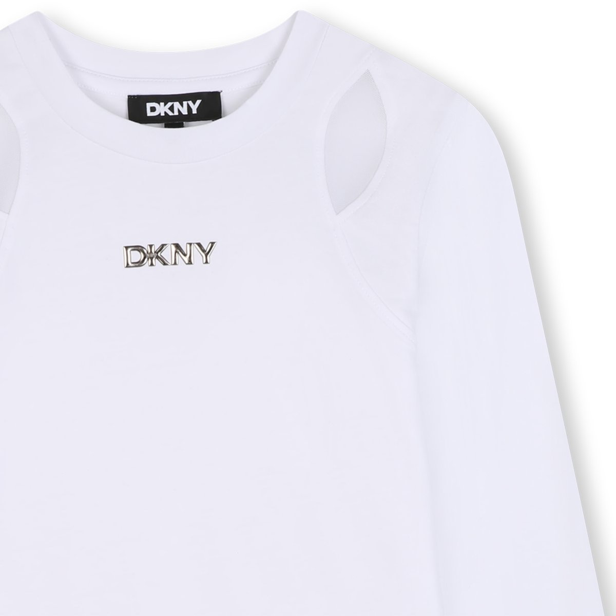 Tee-shirt manches longues blanc, DKNY