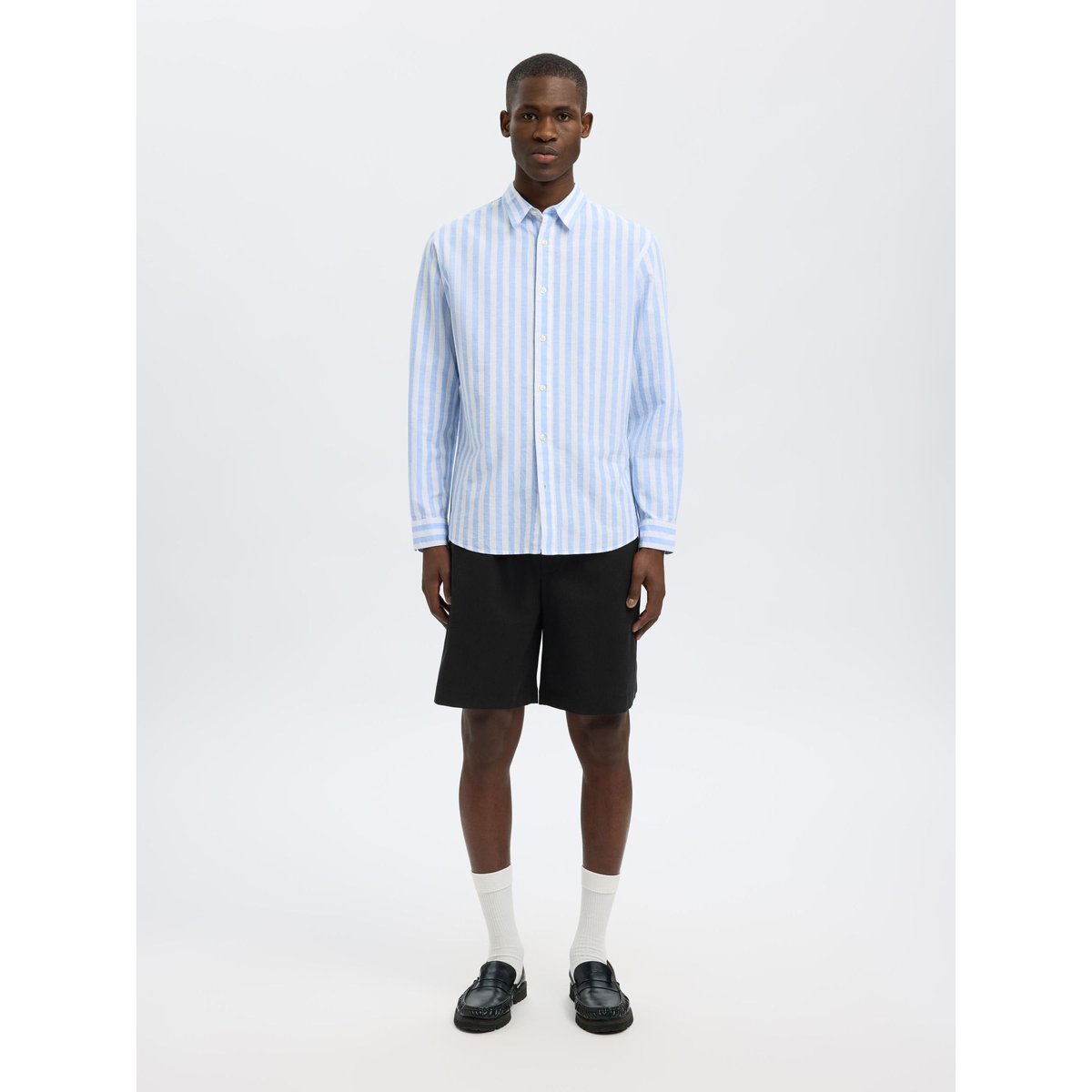 Short noir - black, SELECTED