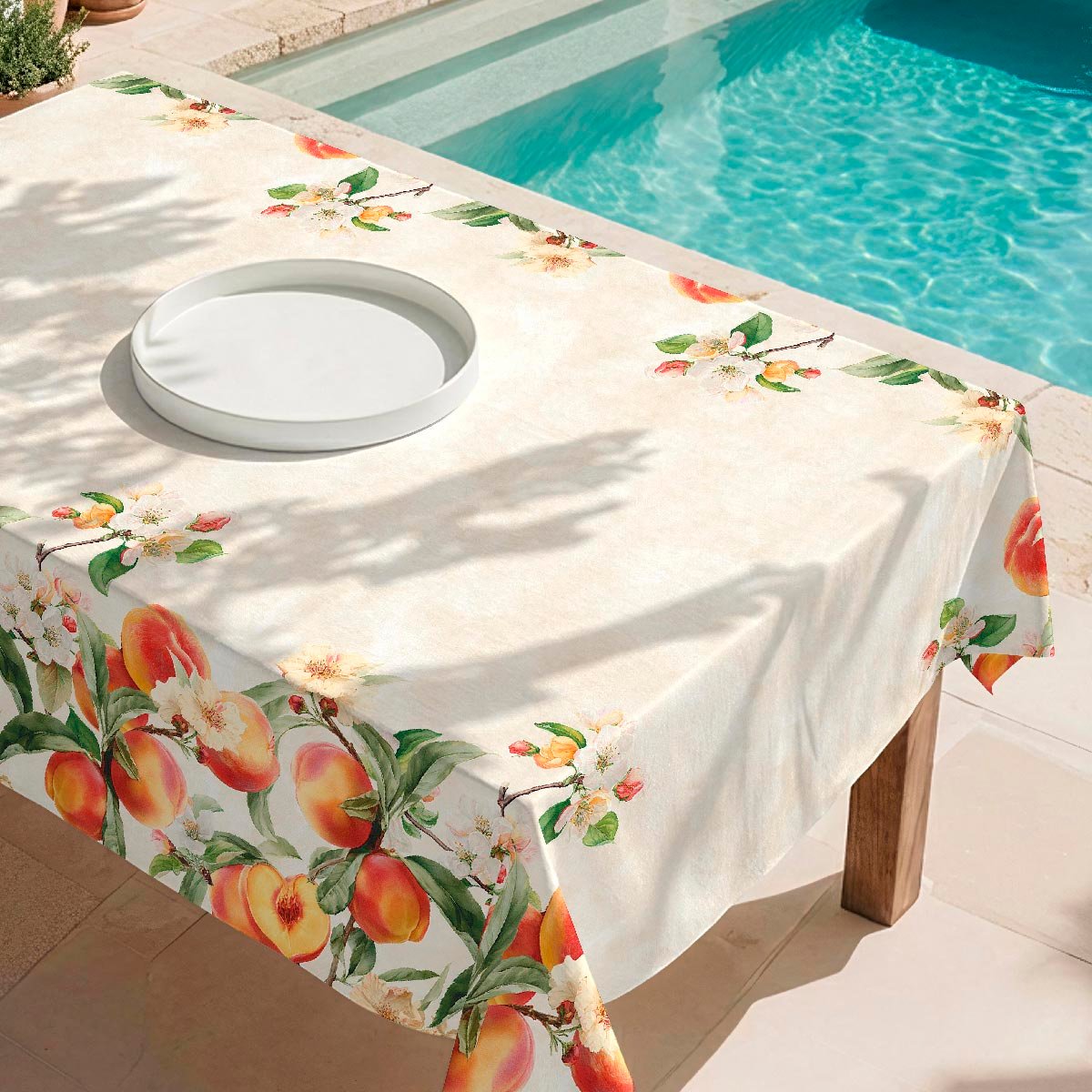 Nappe anti-taches Peach - 100% coton - multicolore, NAF NAF HOME