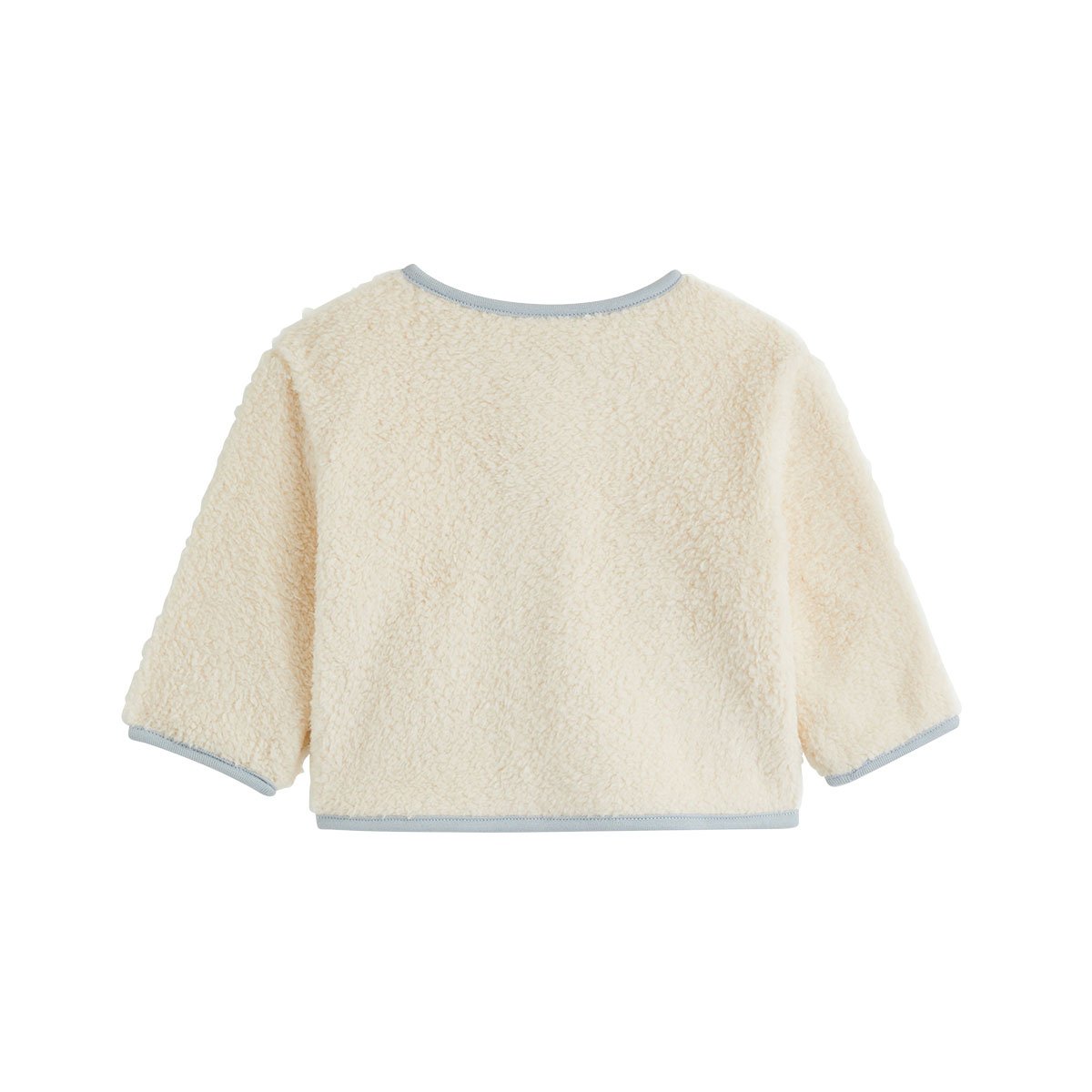 Veste bébé en sherpa Voix Lactée ecru, PETIT BEGUIN