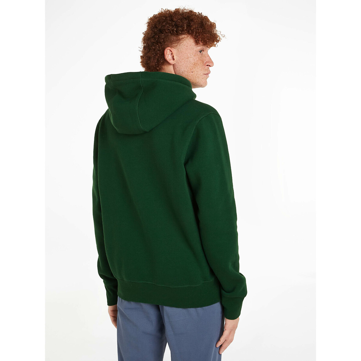 Sweat à capuche Tommy Logo vert, TOMMY HILFIGER