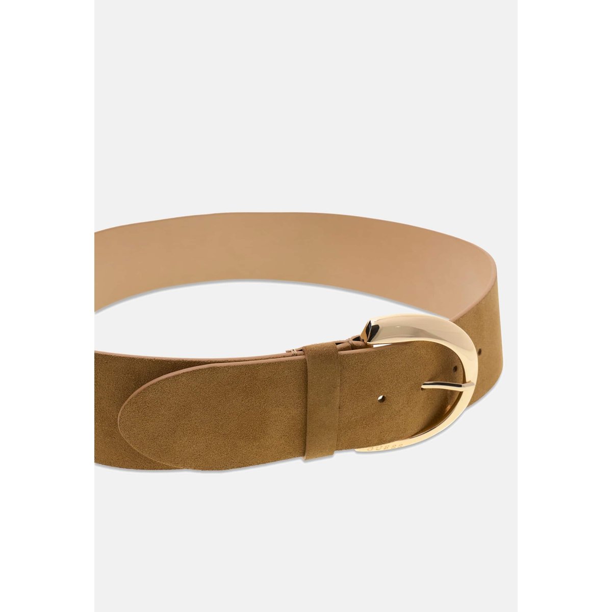 Ceinture En Cuir Véritable marron, GUESS