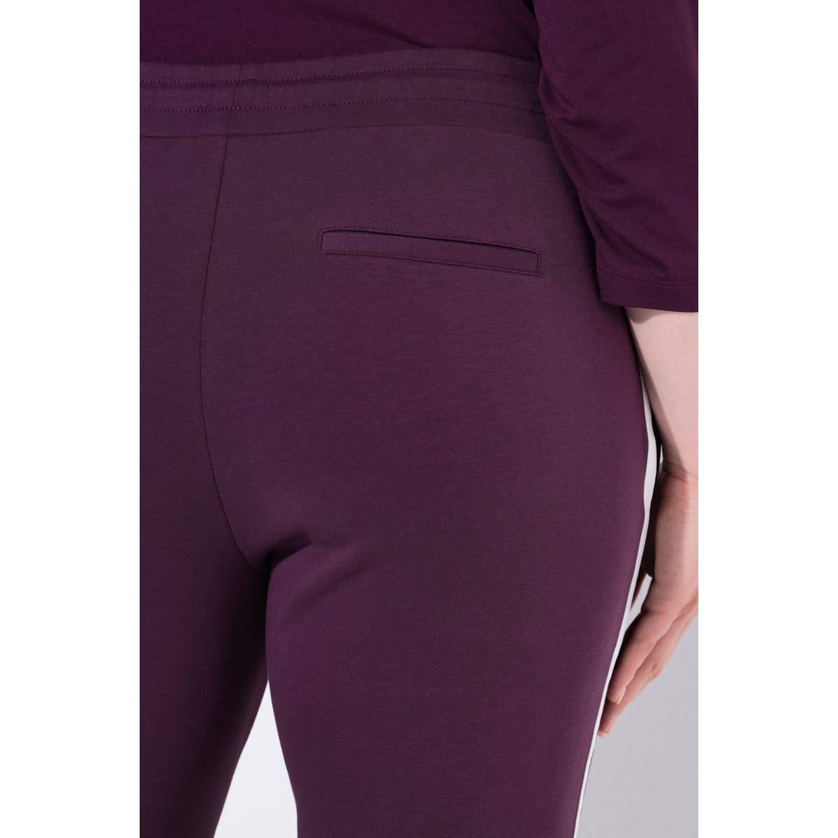 Pantalon point de Rome prune foncé, ULLA POPKEN