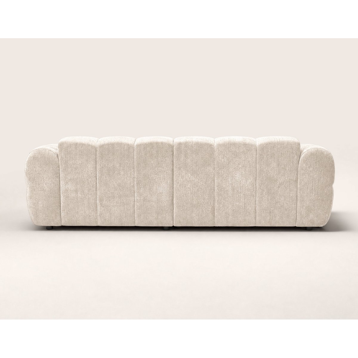 Canapé d'Angle droit 4 places - MINI RAY beige, BEST MOBILIER