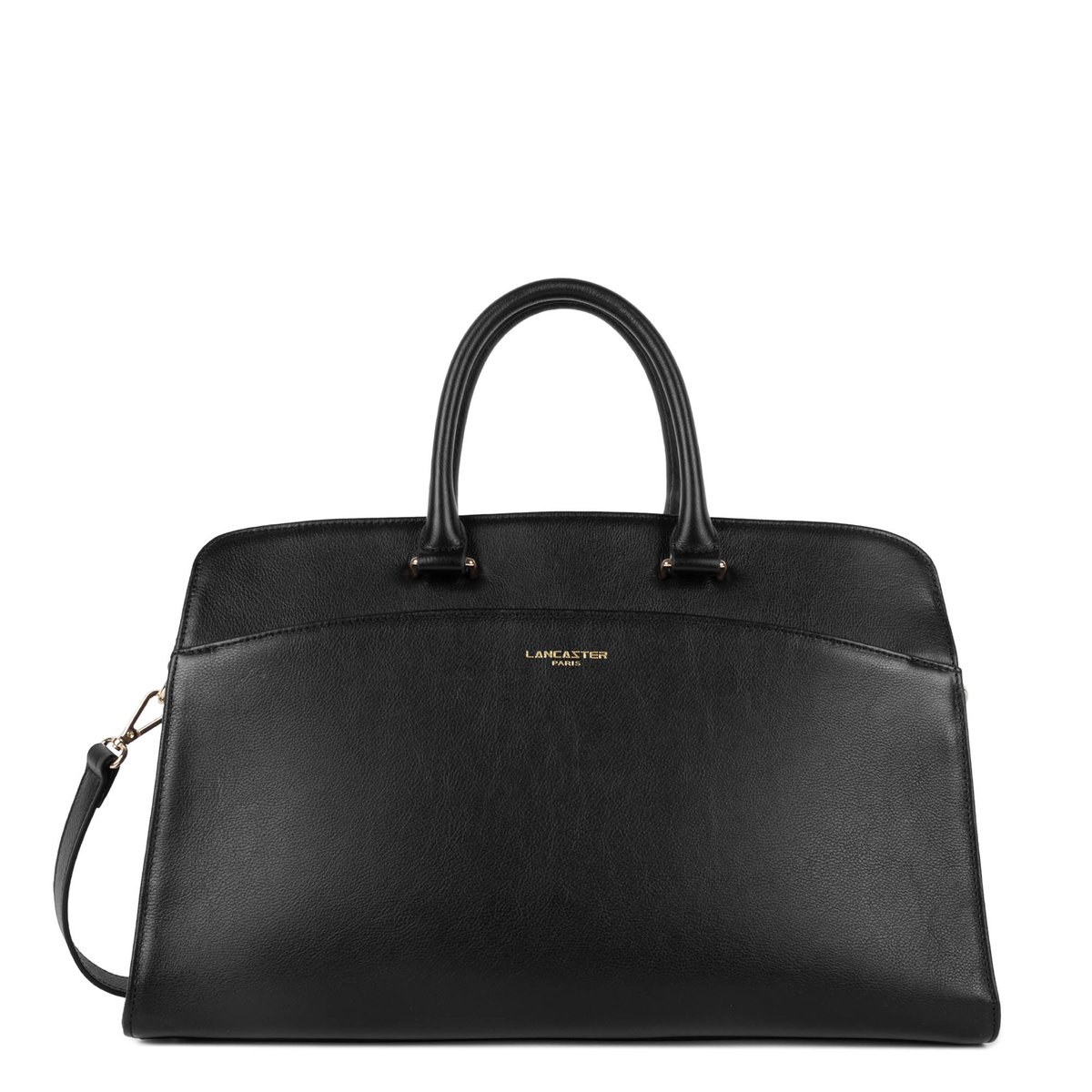 Très grand sac cabas main MADEMOISELLE BONNIE noir, LANCASTER