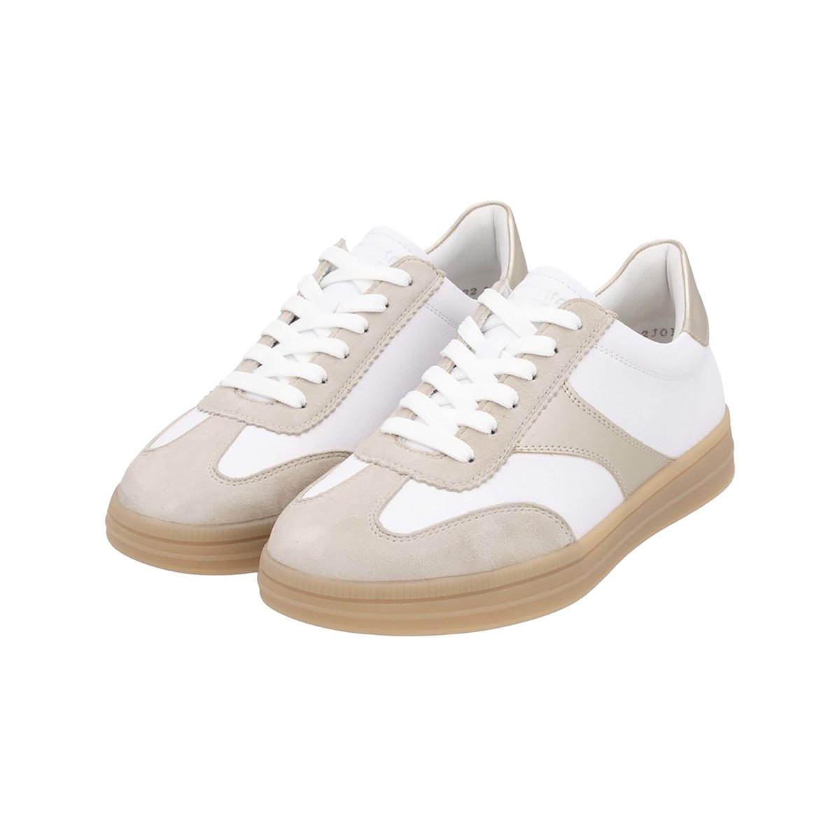 Basket Basse Cuir Alburi blanc combi, REMONTE