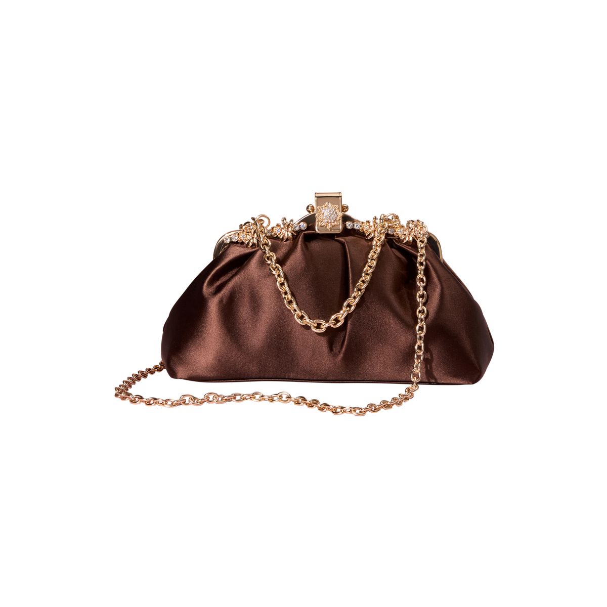 Sac structuré à fleurs tabitha simmons x next marron chocolat, NEXT