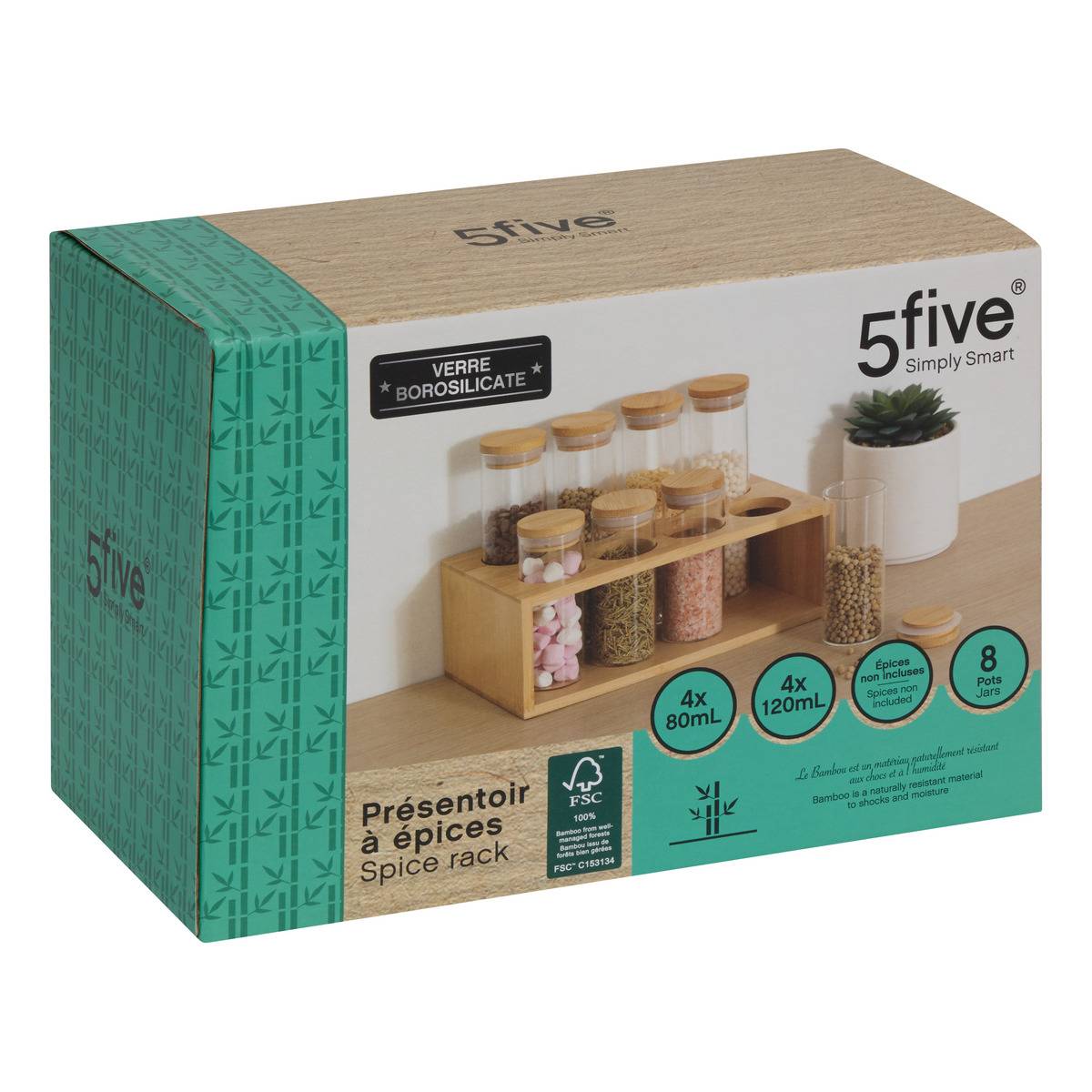 Pot, support à épices HERMET beige, 5FIVE SIMPLY SMART