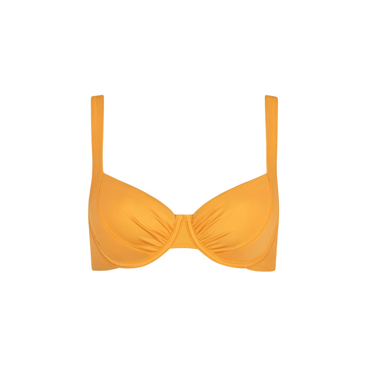 Haut maillot de bain armaturé KARPATHOS jaune, LISCA