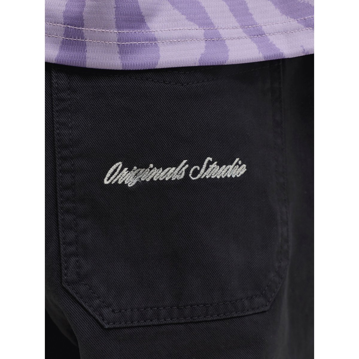 Pantalon noire - black, JACK & JONES JUNIOR