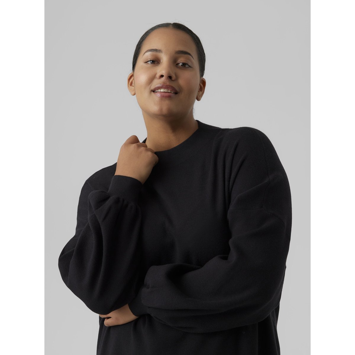 Robe En Maille noire - black, VERO MODA