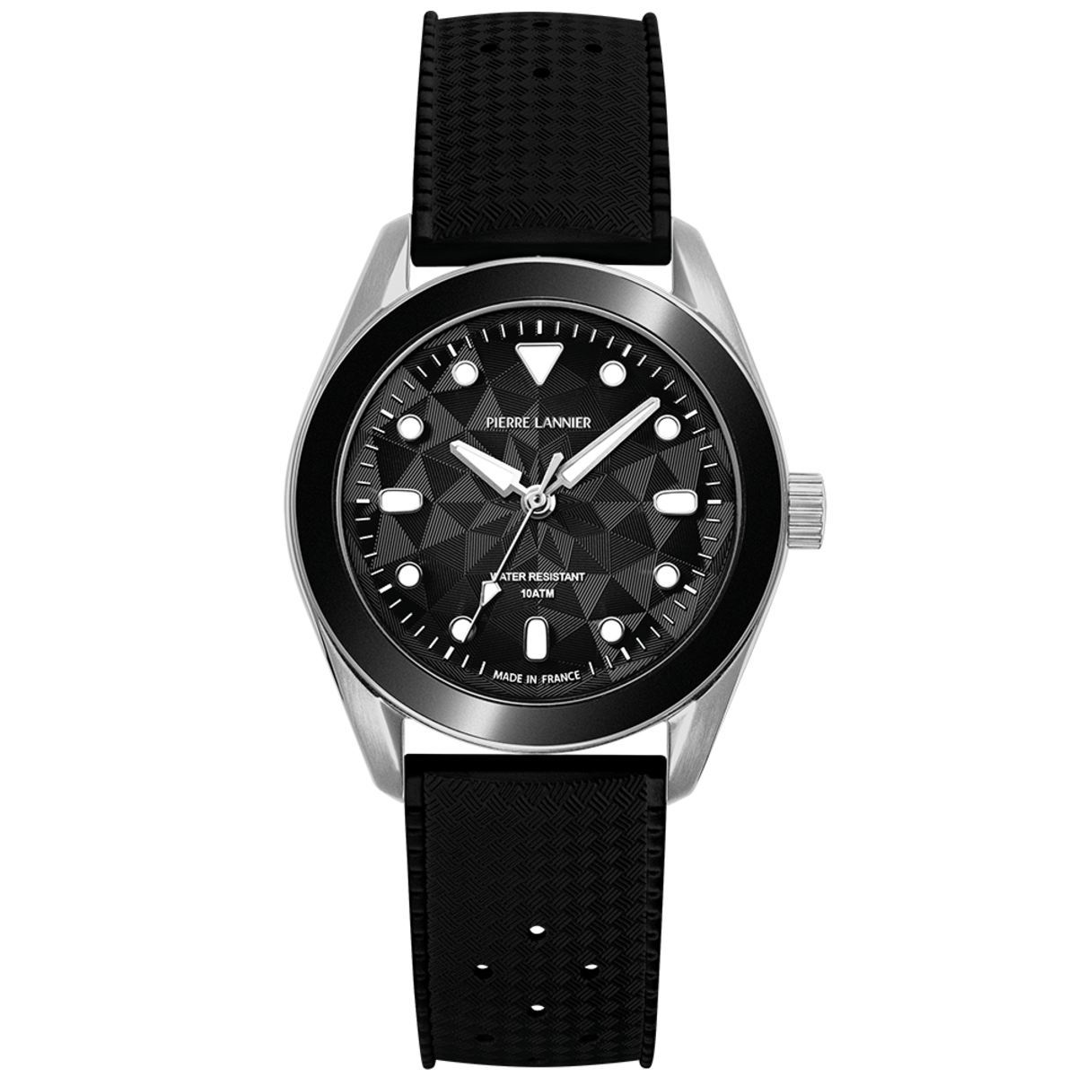Montre Analogique  BORA argenté noir noir, PIERRE LANNIER