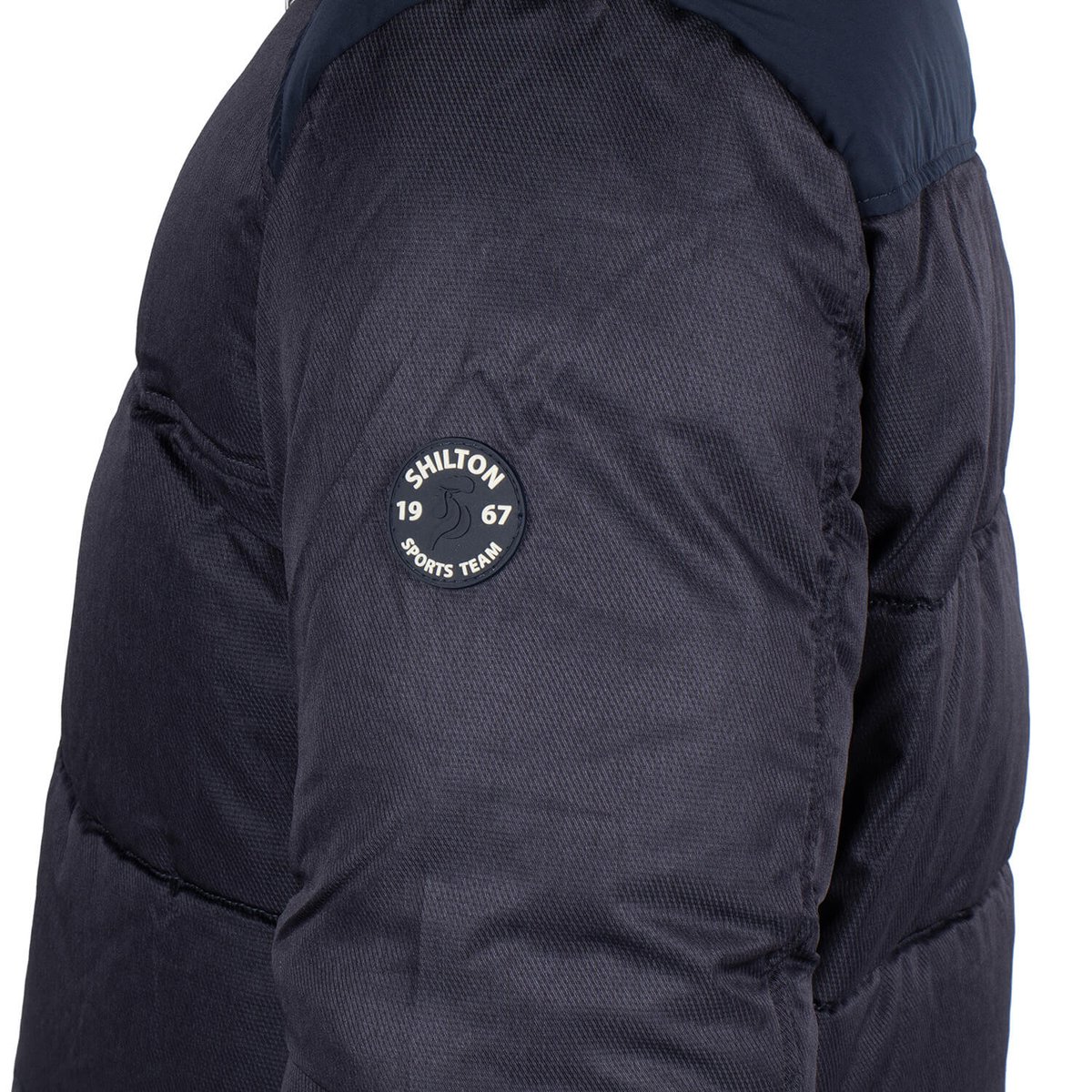 Parka team doublée imitation fourrure navy navy, SHILTON