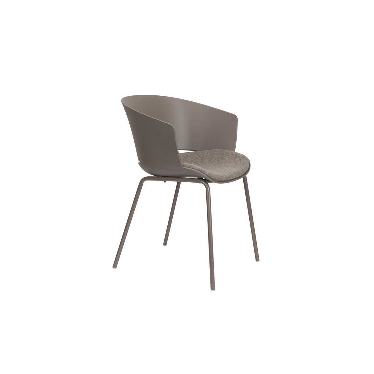 Chaise design (lot de 4), JESSICA gris, BOITE A DESIGN