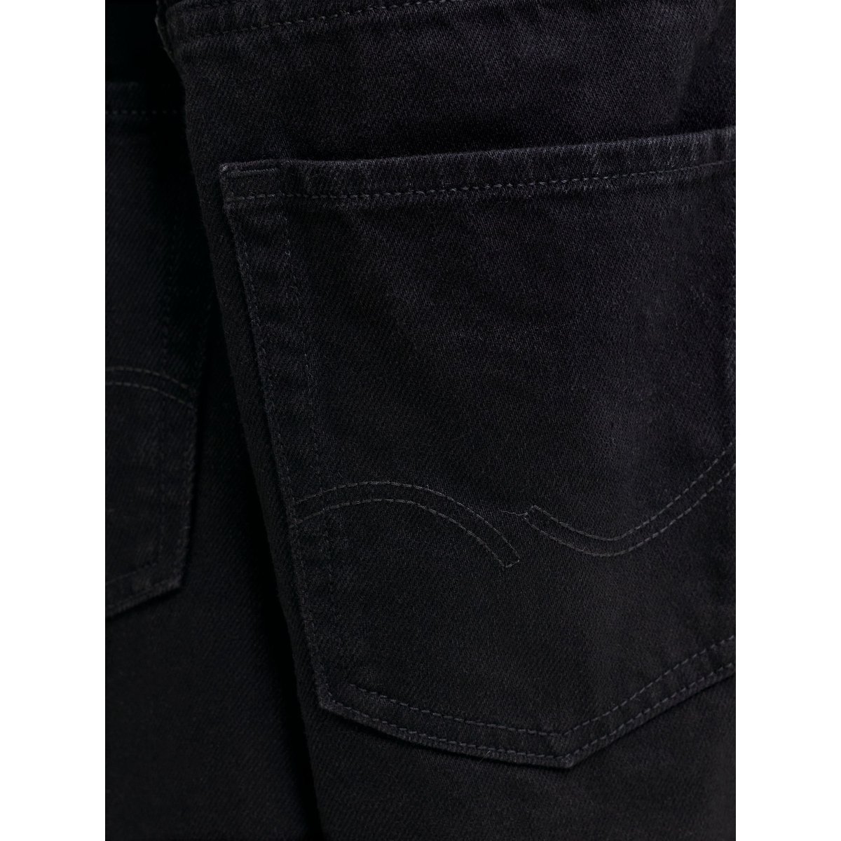 Jean Coupe Décontractée black denim 1, JACK & JONES JUNIOR