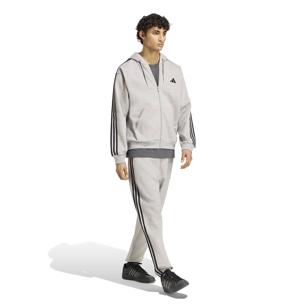 Pantalon de survêtement, ESSENTIALS gris chiné, ADIDAS SPORTSWEAR