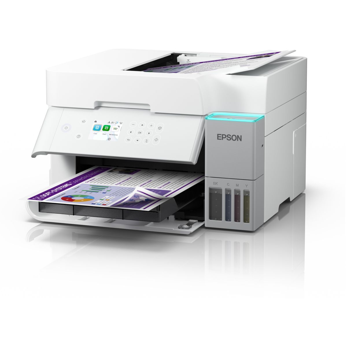 Imprimante jet d'encre EcoTank ET-3956 couleur unique, EPSON