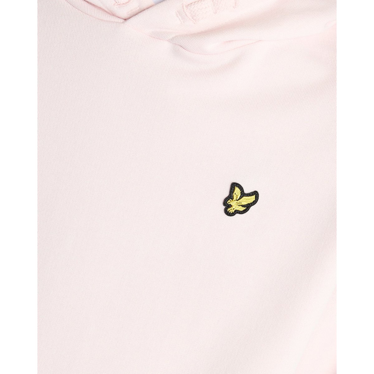 Sweat à capuche en coton loopback rose clair, LYLE & SCOTT