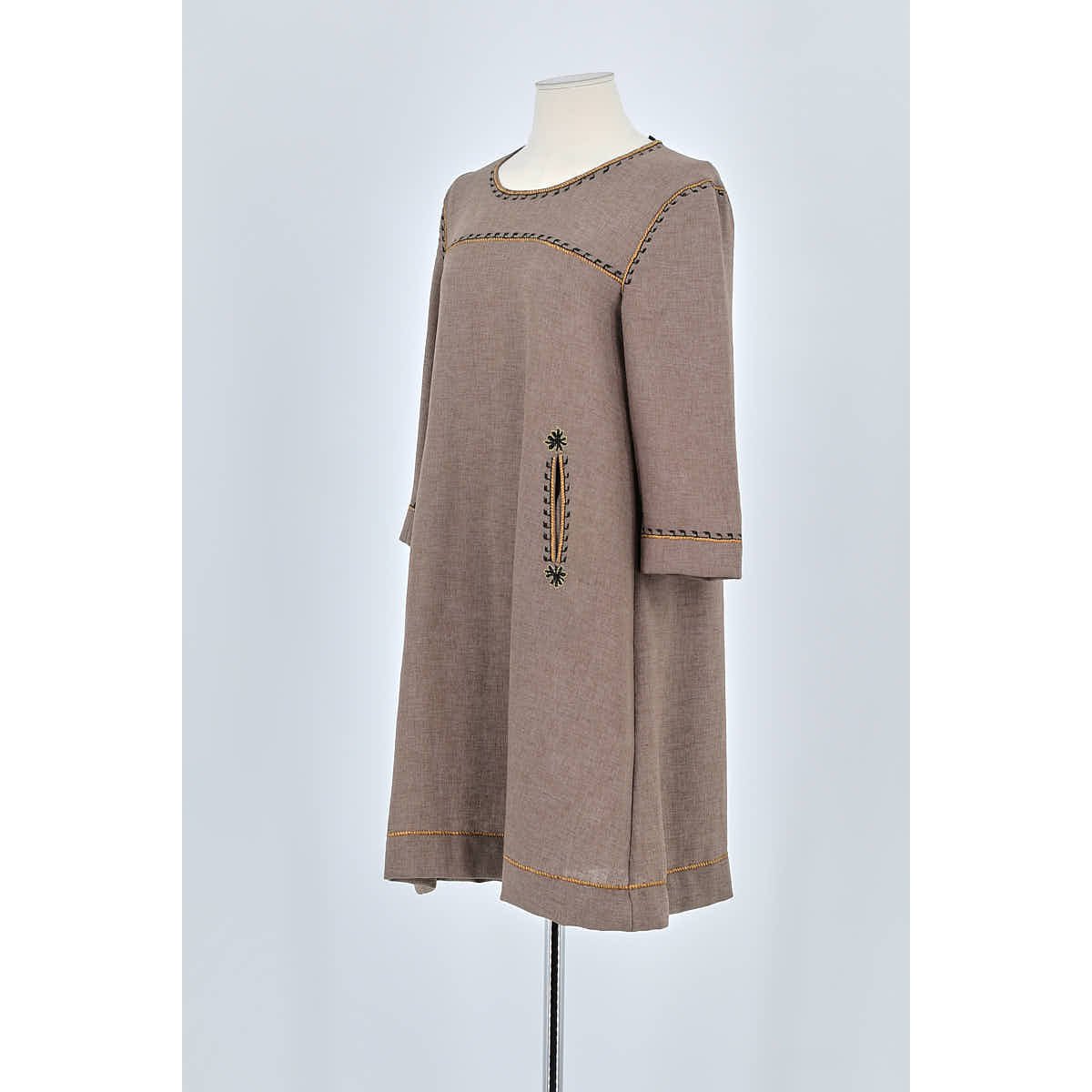 Robe - Très Bon État marron, ISABEL MARANT
