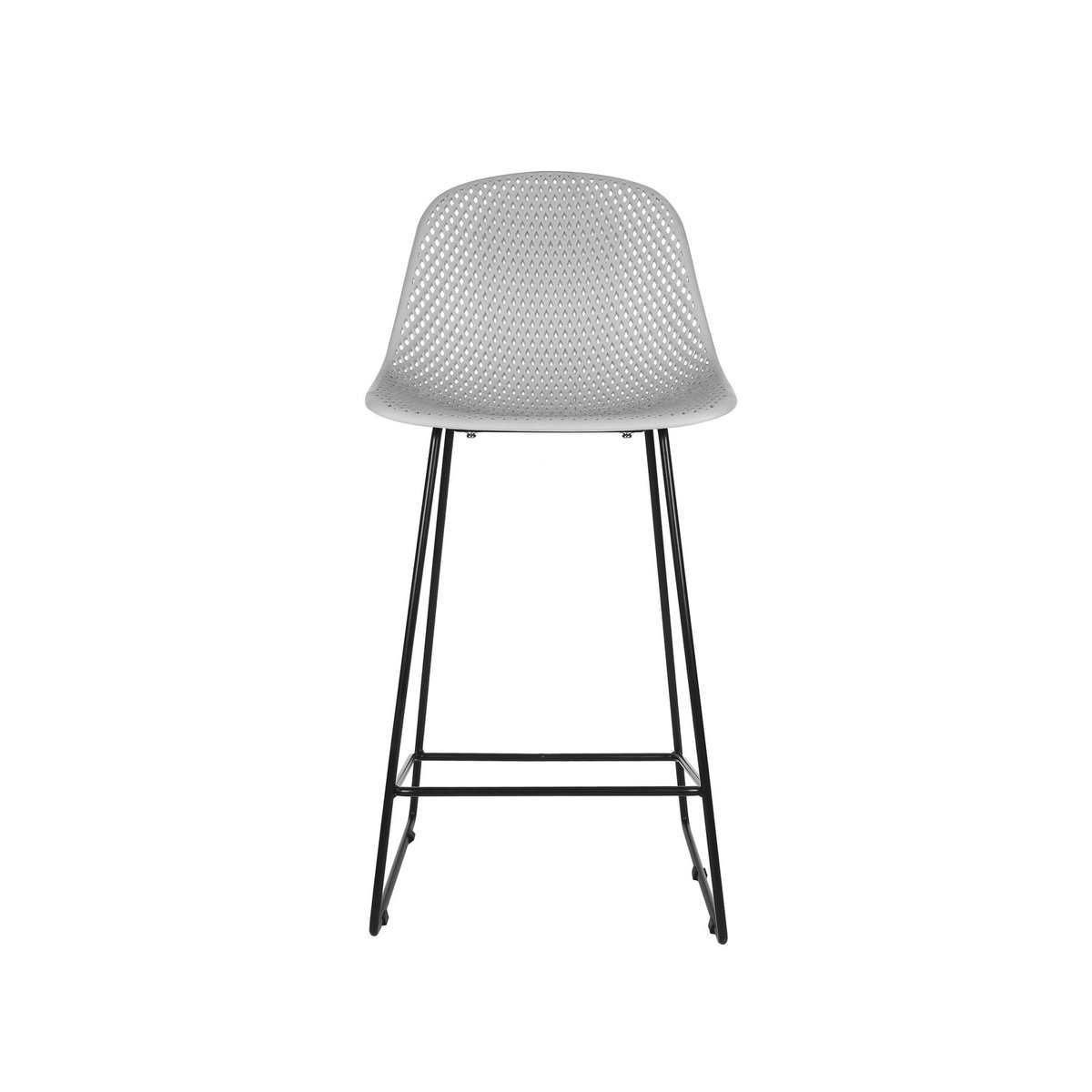 Tabouret De Bar Moderne Mesh gris, PRESENT TIME